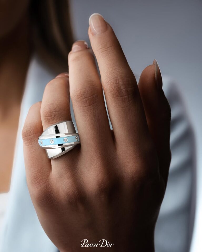 Paon dor - Twined Rings Collection