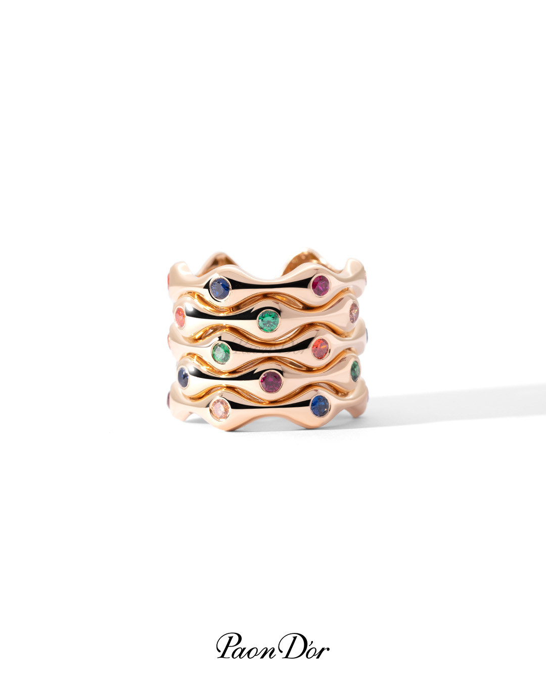 Paon dor - Multicolor Wave Collection